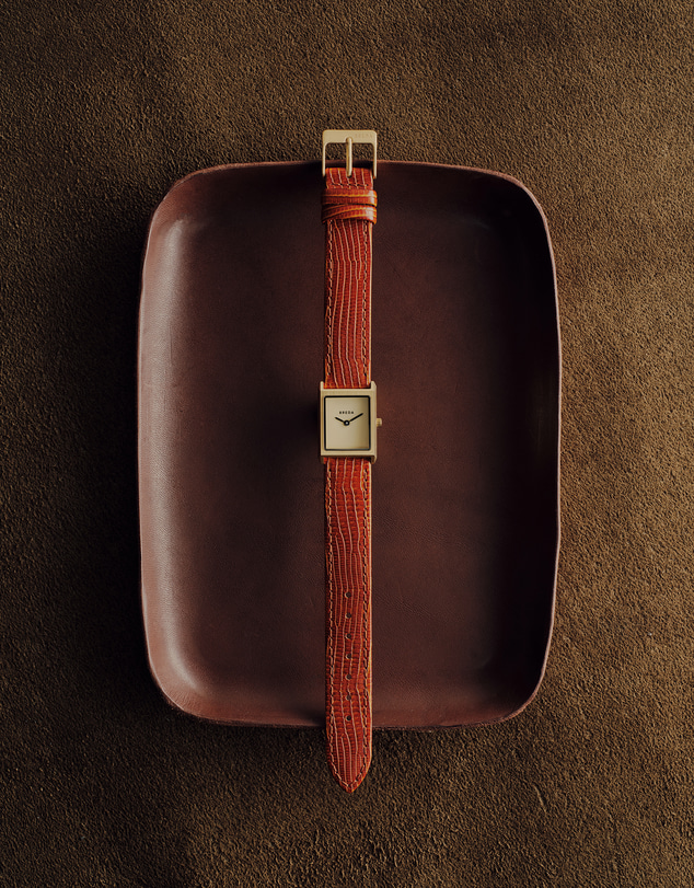 Breda - Virgil 1765b Leather Band Watch, 20MM