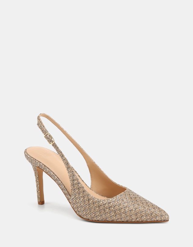 Wittner - Riker Metallic Lurex Slingbacks