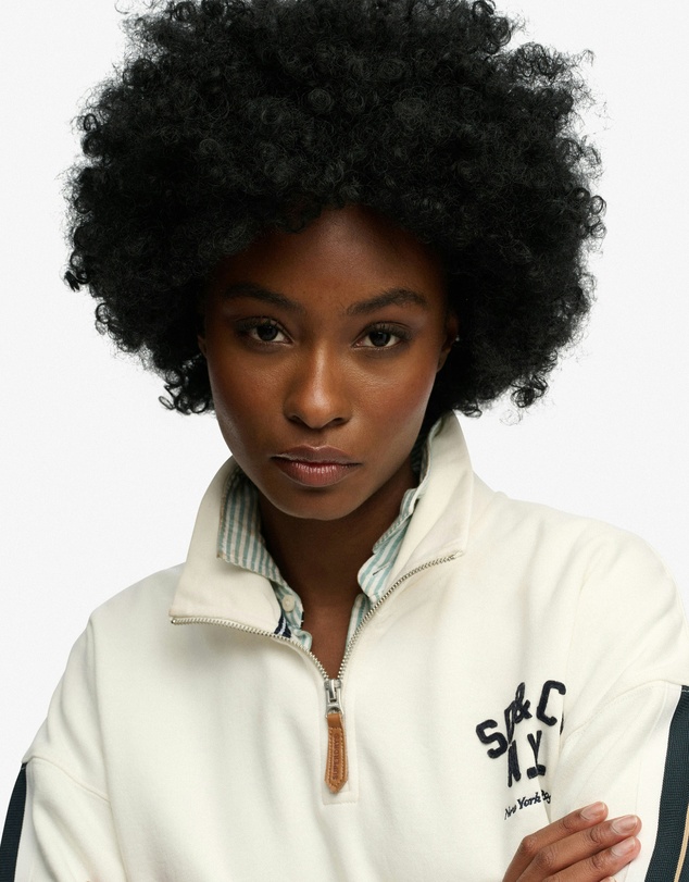 Superdry - Country Club Applique Half Zip