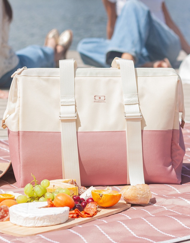 Monbento - Monbento Escape - The XXL Insulated Bag For All Your Outings - Pink Moka