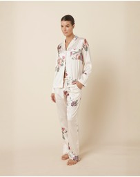 Gingerlilly - Ruby Floral Satin PJ set