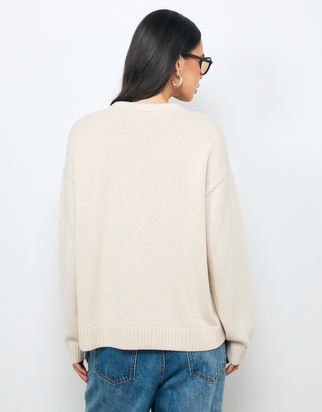 AERE - Nola Oversized Cashmere Blend Knit Jumper
