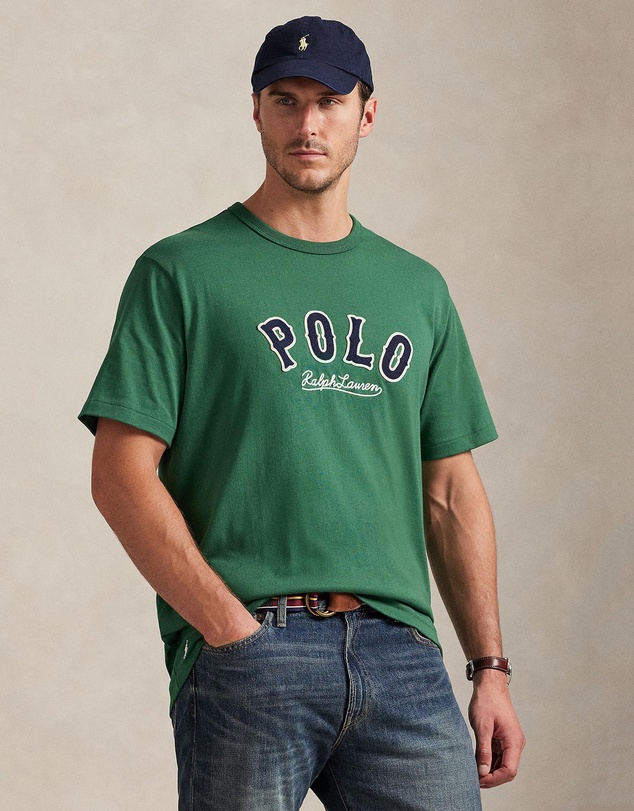 Polo Ralph Lauren - ICONIC EXCLUSIVE - Big & Tall Big Western-Logo Jersey T-Shirt