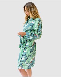 Sant And Abel - Women's Martinique® Green Banana Leaf Robe
