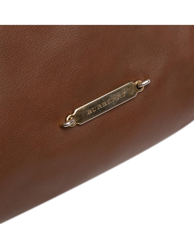 Pre-Loved by Azura Reborn - Pre-Loved House Check Canvas and Calfskin Little Crush Crossbody