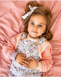 WITH LOVE FOR KIDS - Hazel Denim Pinafore Dress - Babies - Kids