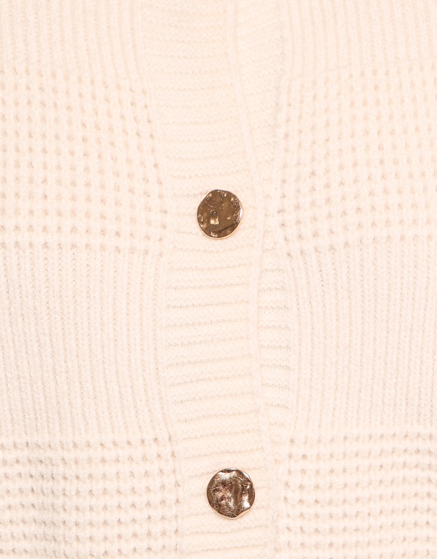 Petal & Pup - Verago Textured Stripe Cardigan - Cream