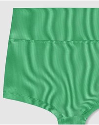 Zulu & Zephyr Mini - Mini Stripe Rib Boy Shorts - Kids