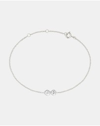 SAINT VALENTINE - Two Of A Kind Heart Bracelet - Silver