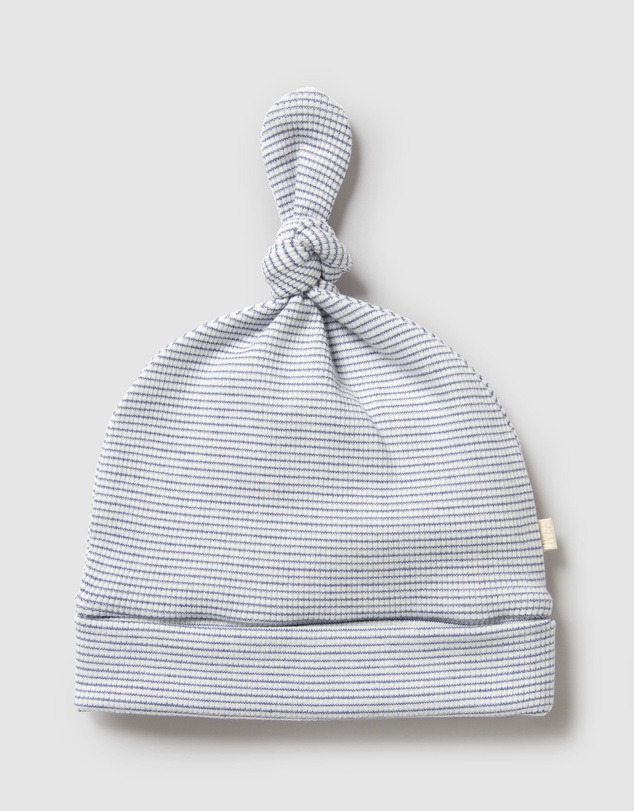 Wilson & Frenchy - Organic Stripe Rib Knot Hat - Babies