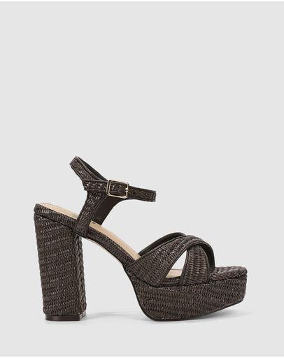 Chocolate Brown Raffia