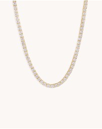 Bianc - Large Tennis Necklace