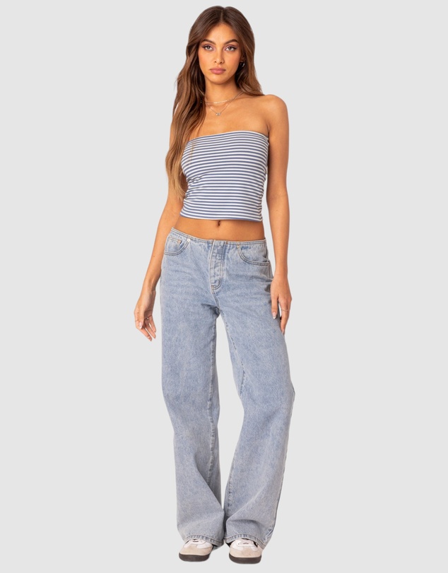 EDIKTED - Lilah Striped Tube Top