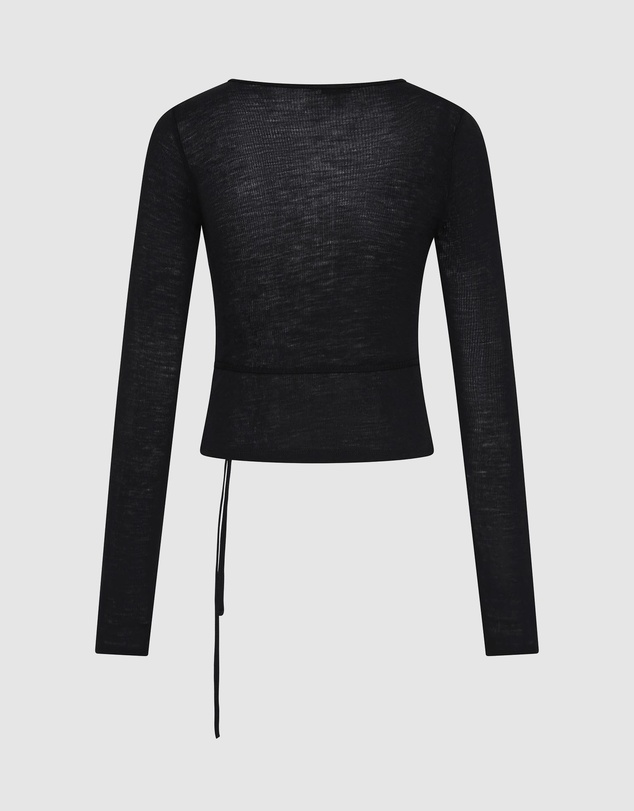 St. Agni - Baby Wool Wrap Top