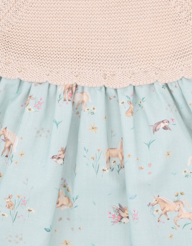Bebe by Minihaha - Winnie Knitted Bodice Dress