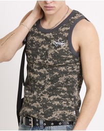 Spencer Project - Starboy Camo Waffle Singlet