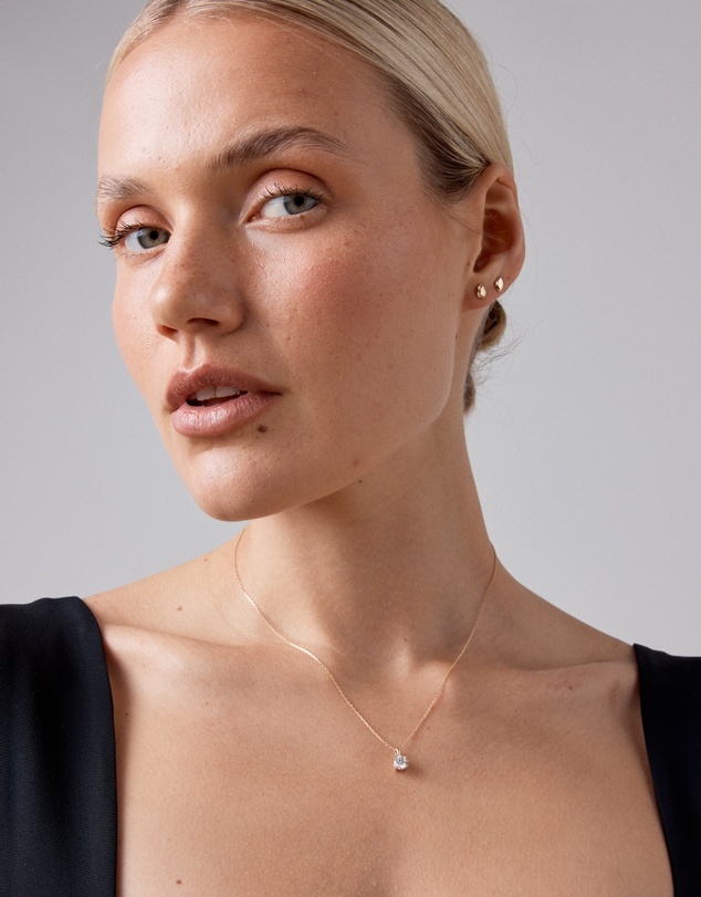 Michael Hill - 0.50 Carat TW Laboratory-Grown Diamond Solitaire Pendant in 14kt Yellow Gold