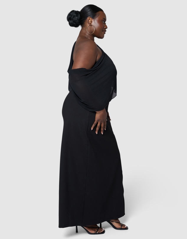 Sunday In The City - Bane Asymmetric Maxi Dress