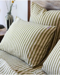 Mosey Me - Seersucker Stripe Standard Pillowcase Set