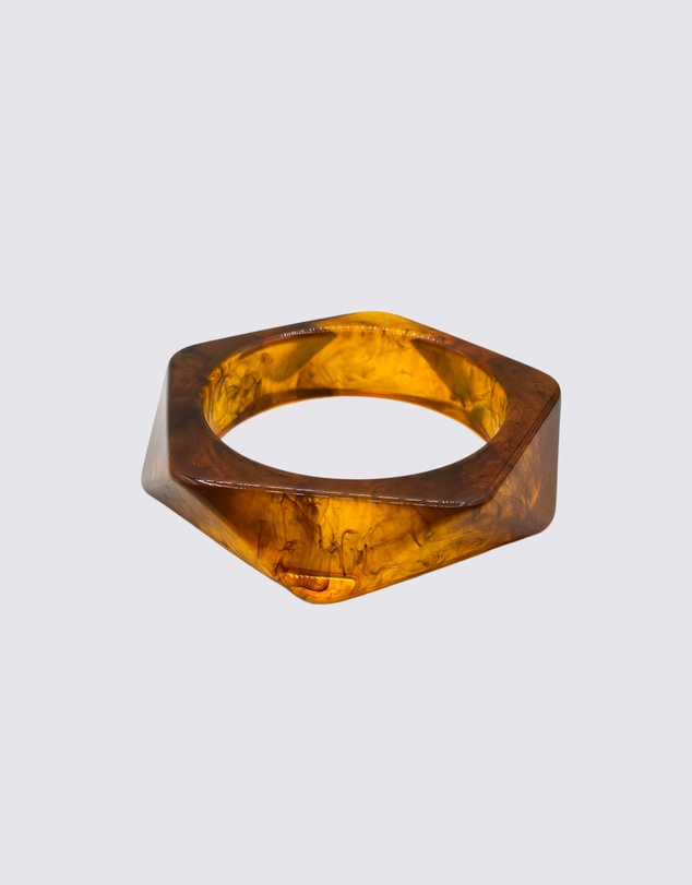 8 Other Reasons - Abstract Tortoise Bangle