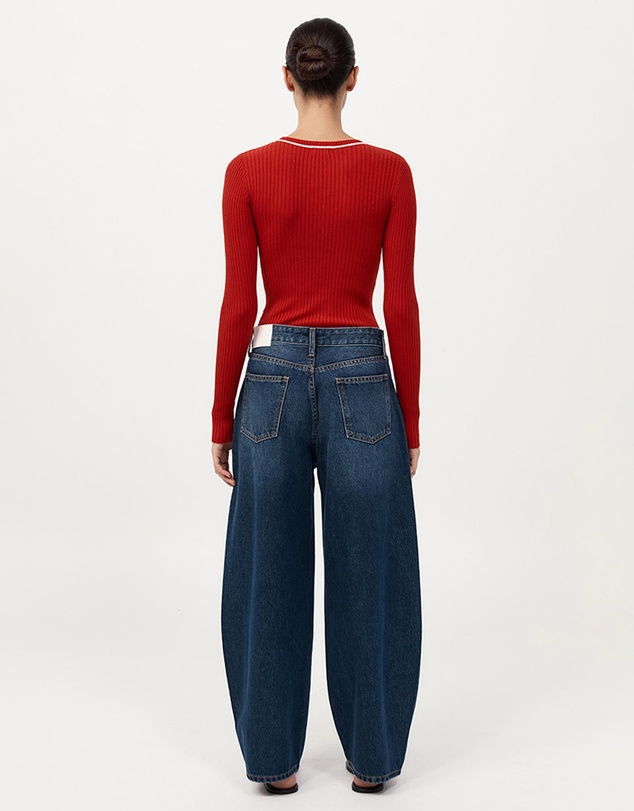 St. Agni - Mid Rise Balloon Jeans