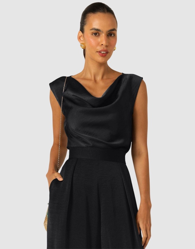 SACHA DRAKE - Luxe Cowl Bias Top