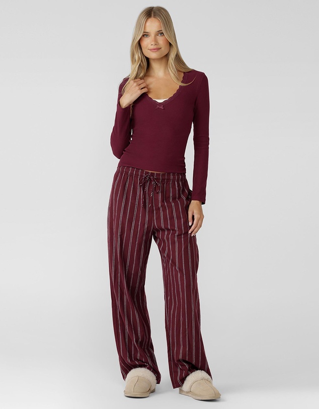 Lorna Jane - In The Moment Long Sleeve Rib Top