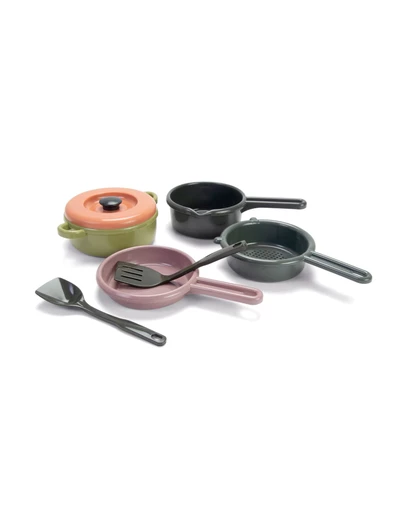 Dantoy - Dantoy - Green Bean - Pot, Sieve & Pan Set - 7pcs