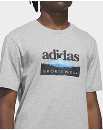 adidas Sportswear - Sportsman Mountain Graphic T-Shirt Mens