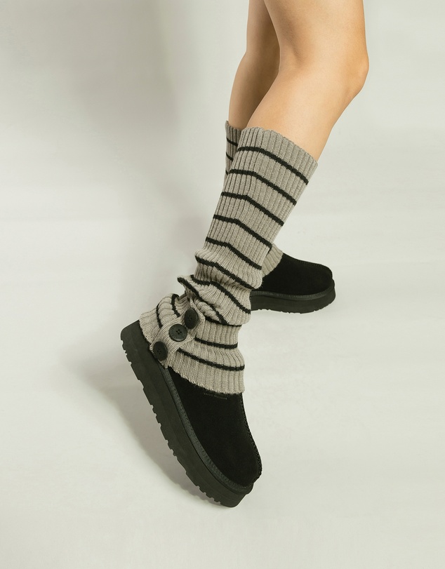 Ozwear Connection Uggs - Ugg Cardy Stretchy Knit Leg Warmers Slouch Socks