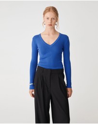 Forcast - Vicky V-Neck Knit