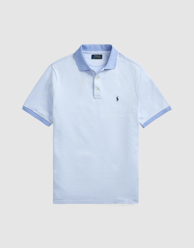 Polo Ralph Lauren - ICONIC EXCLUSIVE - Custom Slim Fit Houndstooth Polo Shirt