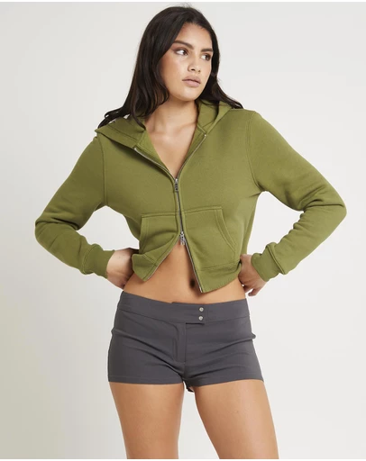Insight - Nalo Cropped Fleece Hoodie