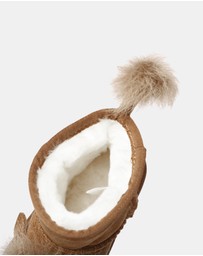 EVERAU - EverAU Ugg Lion Kids Plus Cow Suede Upper UGG Boots