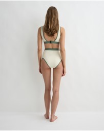 BONDI BORN - Hayden Bikini Top - Sage (Sculpteur®)