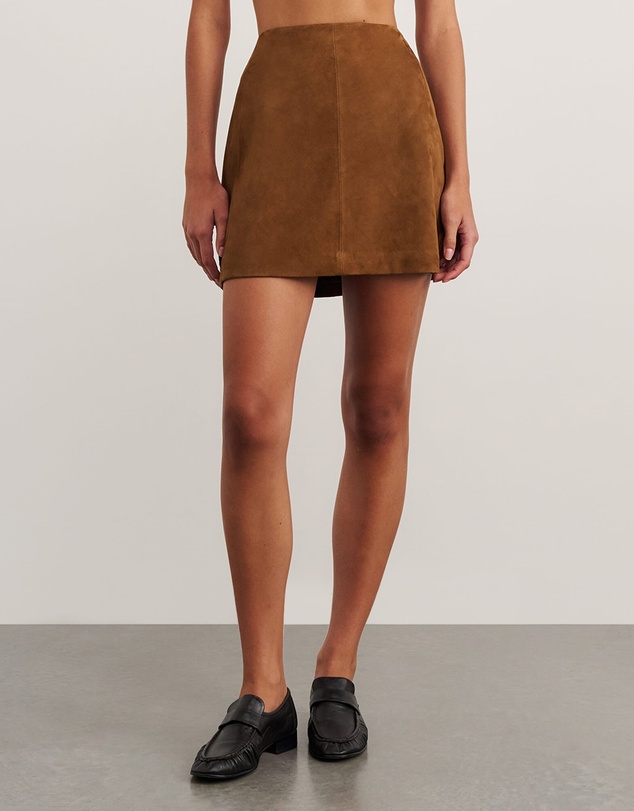 Jag - Ophelia Suede Mini Skirt