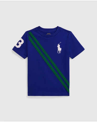 Polo Ralph Lauren - Big Pony Heavyweight Cotton Jersey Tee - ICONIC EXCLUSIVE - Babies-Kids