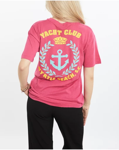 Vintage by The Real Deal - Pre Loved - Vintage 80s Yacht Club Myrtle Beach, S.C Tee