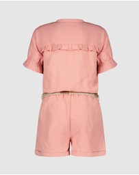 Like FLO - Linen Playsuit with Belt - Kids-Teens