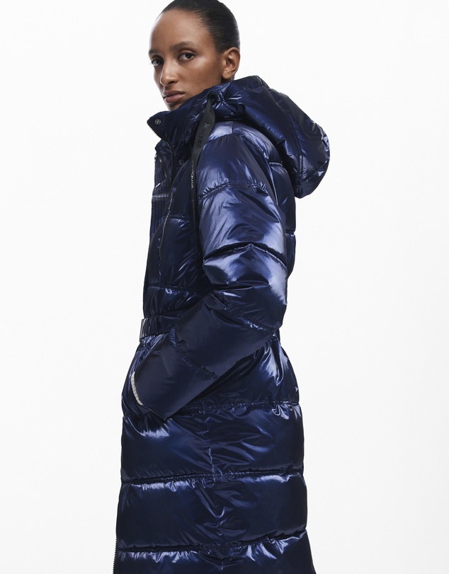 Desigual - Long Iridescent Padded Coat