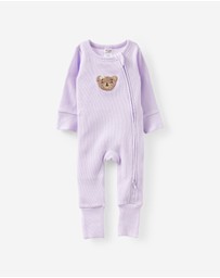 Cotton On Kids - Growie Long Sleeve Rib Romper