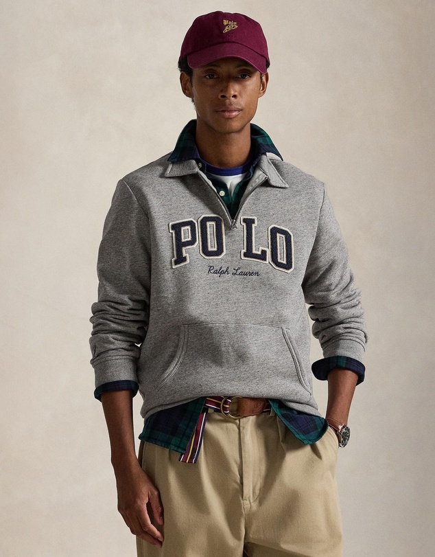 Polo Ralph Lauren - Logo Fleece Collared Sweatshirt