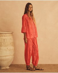 AUR OCEA - Primarosa Trina Scallop Blouse