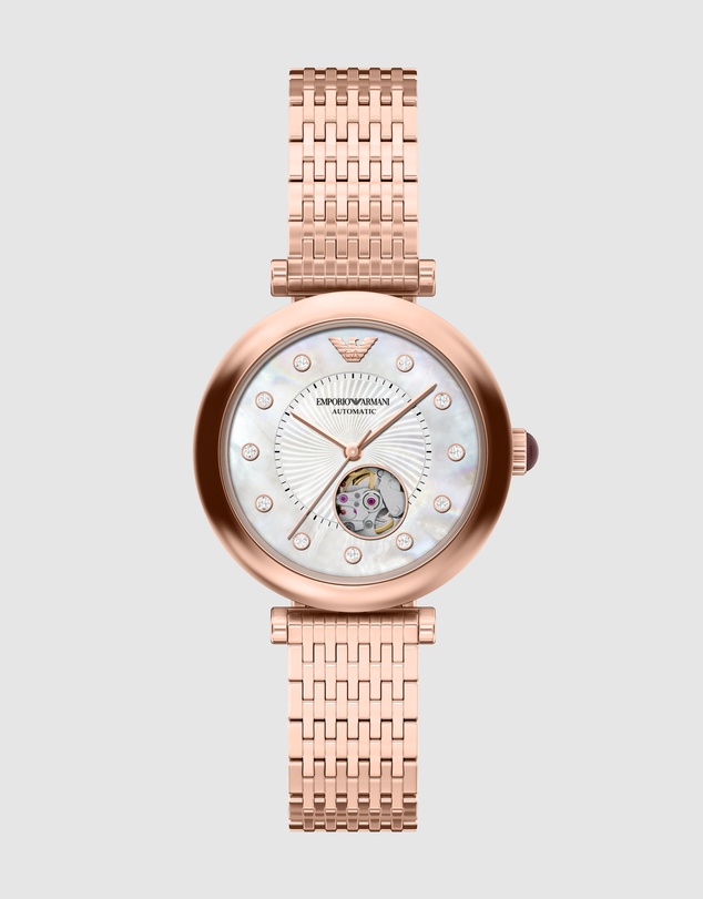 Emporio Armani - Rose Gold Analogue Watch