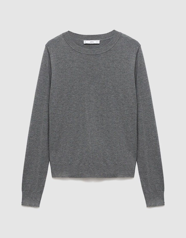 M.N.G - Fine-Knit Crew-Neck Sweater