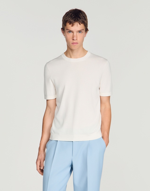 Sandro - Pablo Tee Cotton Sweater
