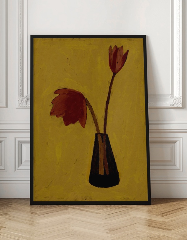 Olive et Oriel - Delicate Pair by Shatha Al Dafai Art Print