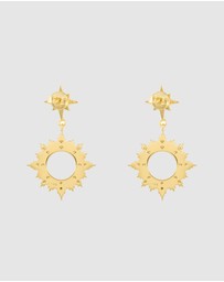 Wanderlust + Co - Sunseeker Gold Earrings