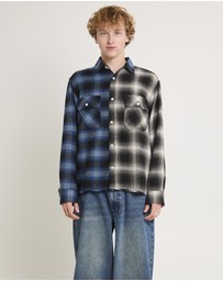 Insight - Split Flannel Long Sleeves Shirt