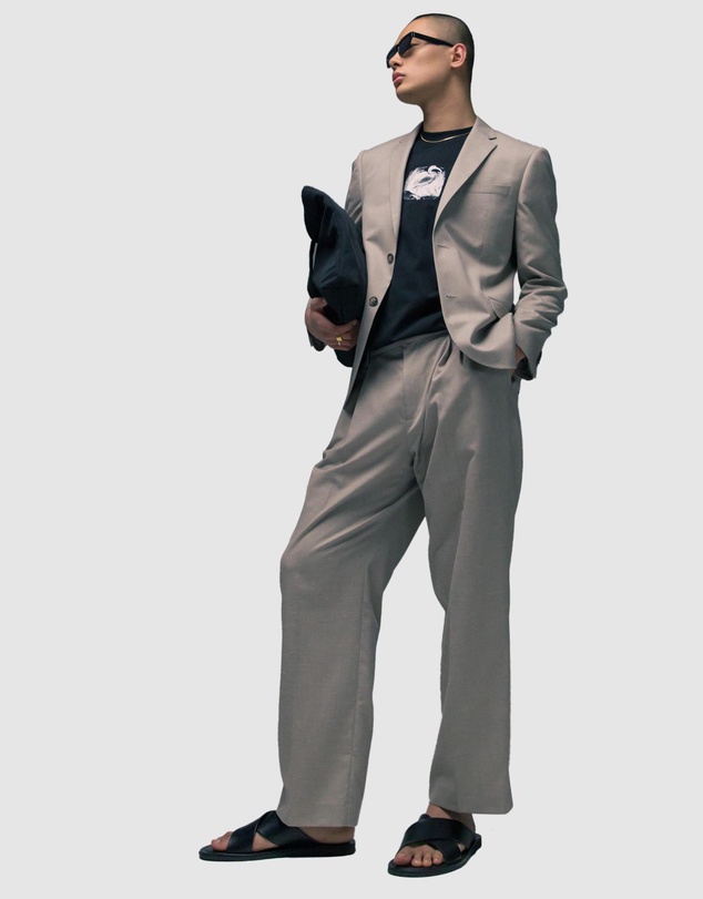Topman - Slim Linen Suit Jacket